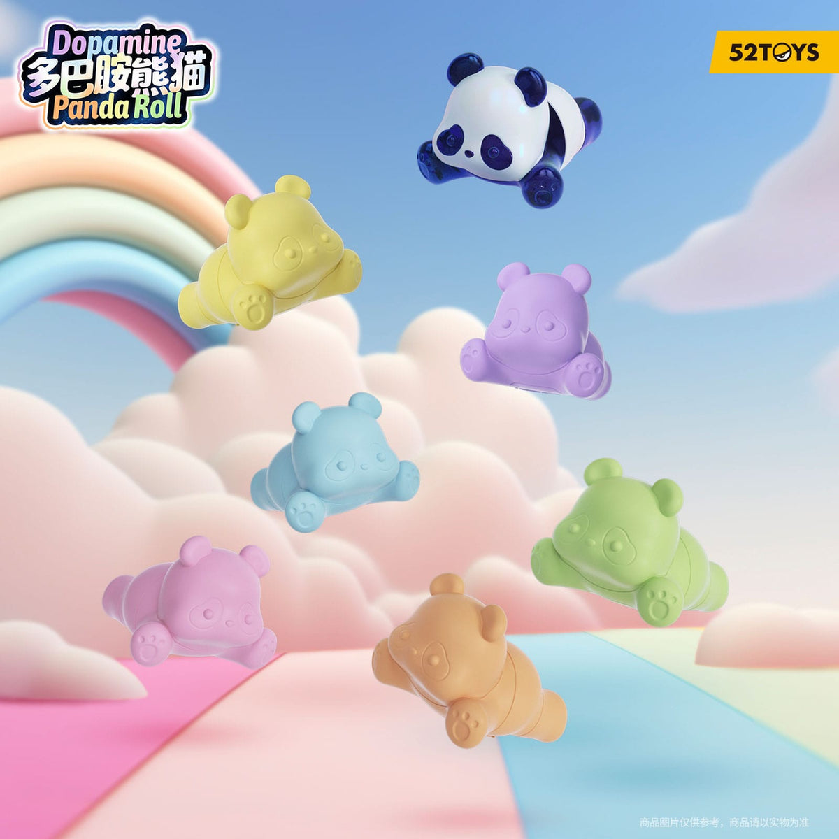 Produktbild Panda Roll Blind Box Figuren Sortiment Dopamine Pandas 3 cm (6)