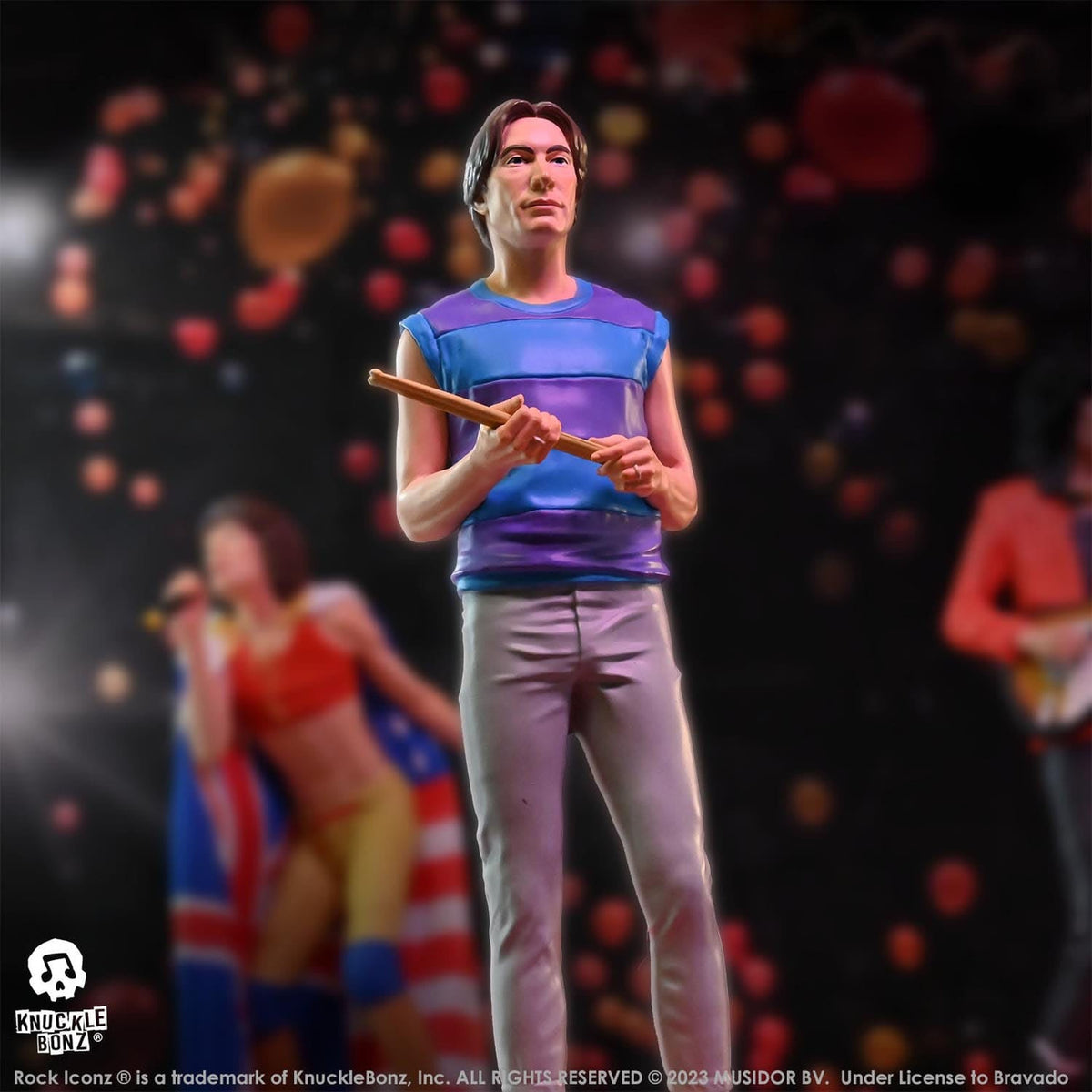 Product image The Rolling Stones Rock Iconz Statue Charlie Watts (Tattoo You Tour 1981) 22 cm