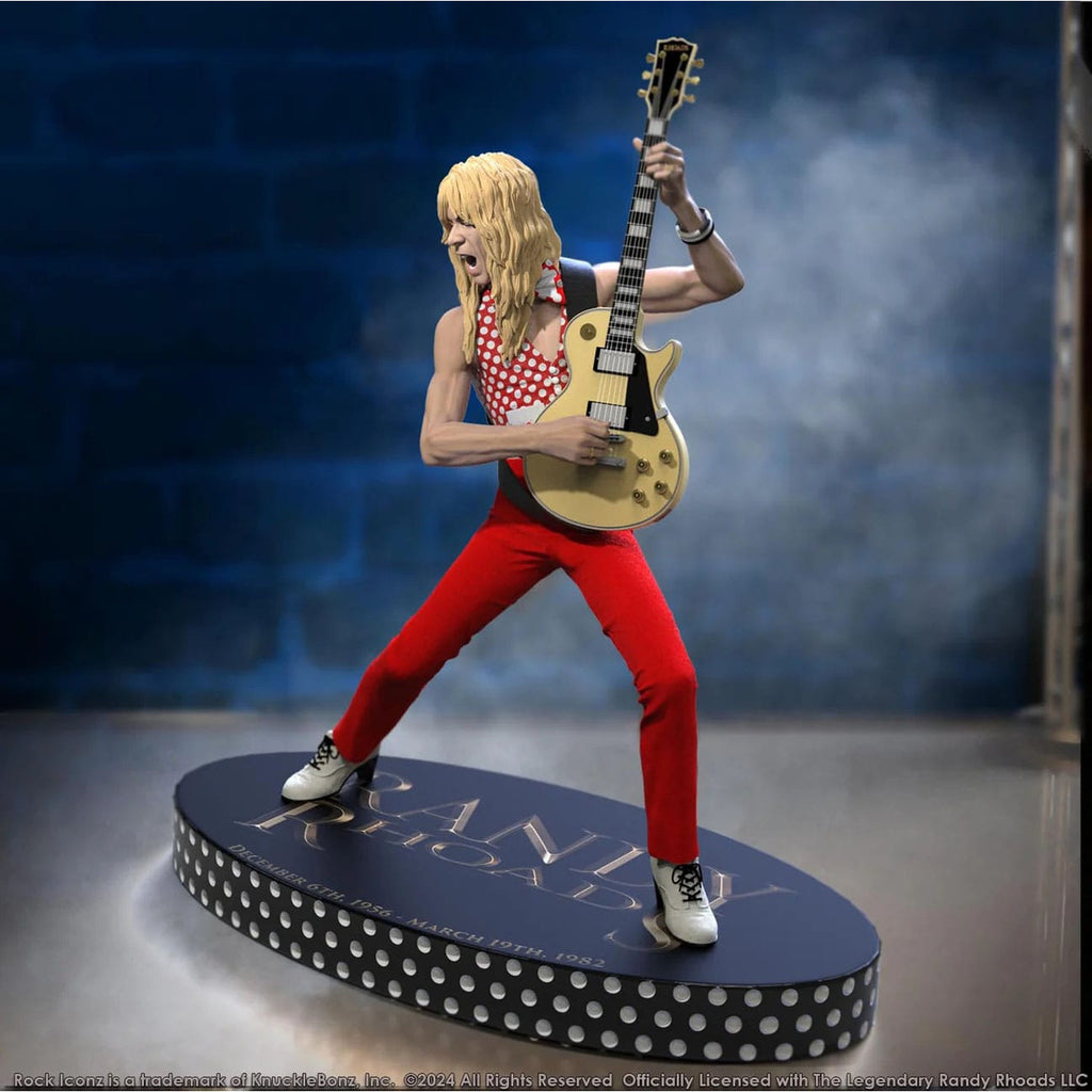 Produktbild Randy Rhoads IV Rock Iconz Statue The Early Years Red Version 24 cm