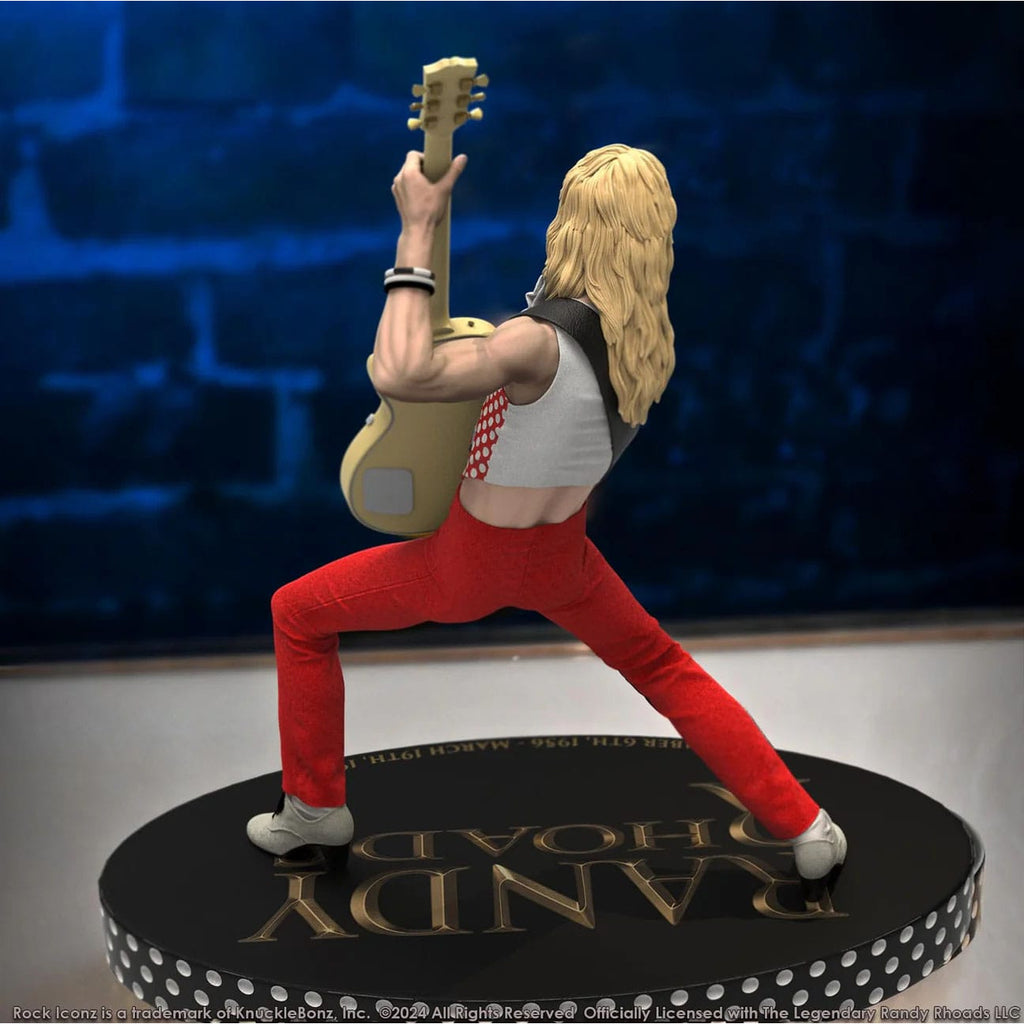 Produktbild Randy Rhoads IV Rock Iconz Statue The Early Years Red Version 24 cm