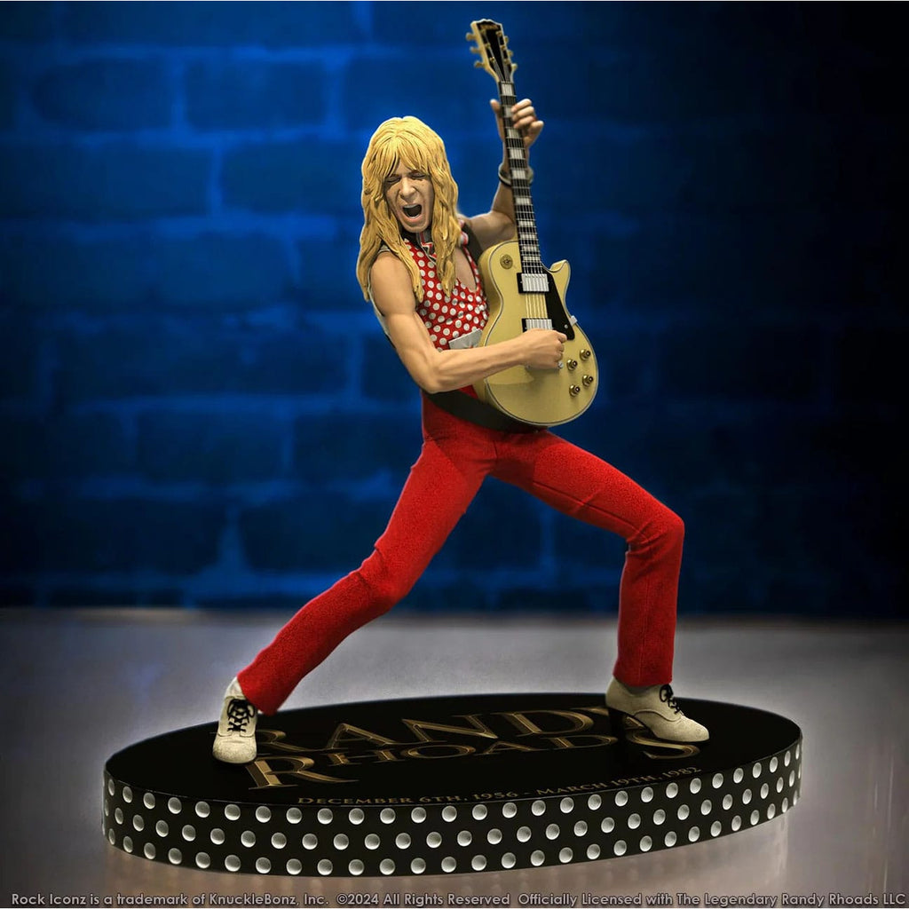 Produktbild Randy Rhoads IV Rock Iconz Statue The Early Years Red Version 24 cm