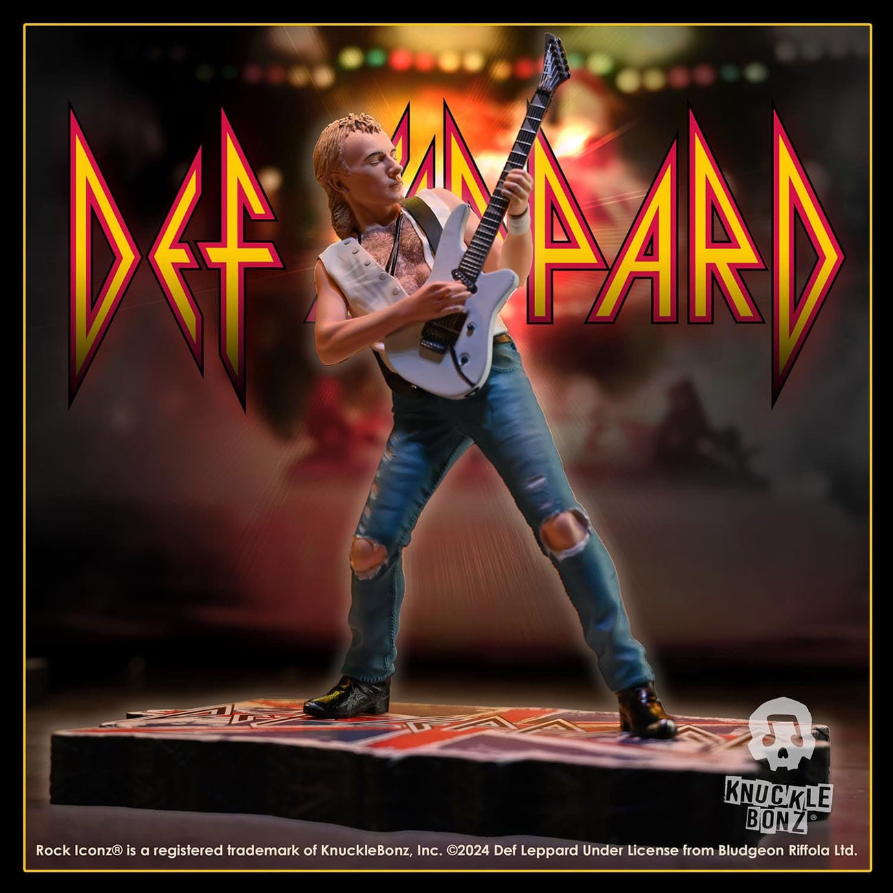 Produktbild Def Leppard Rock Iconz Statue Phil Collen 24 cm