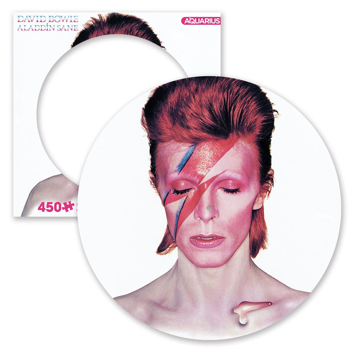 Produktbild David Bowie: Aladdin Sane 450 Piece Picture Disc Jigsaw Puzzle