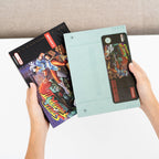 Produktbild Street Fighter Premium Notizbuch mit Haftnotizen und Hülle A5