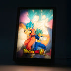 Produktbild Dragon Ball Super LED-Druck mit Rahmen