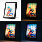 Produktbild Dragon Ball Super LED-Druck mit Rahmen