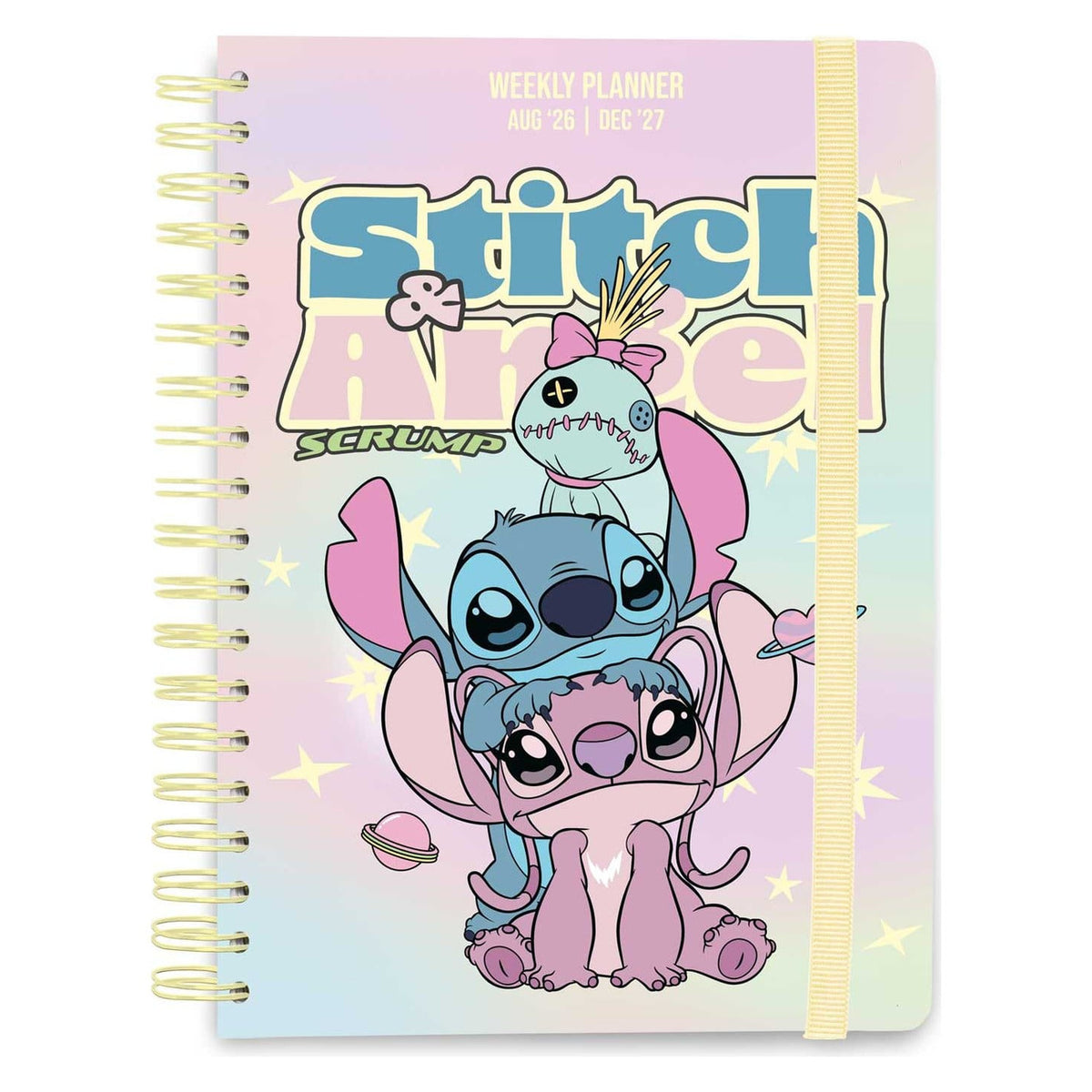 Produktbild Disney Terminkalender Wochenplaner 2026/2027 Stitch and Angel A5