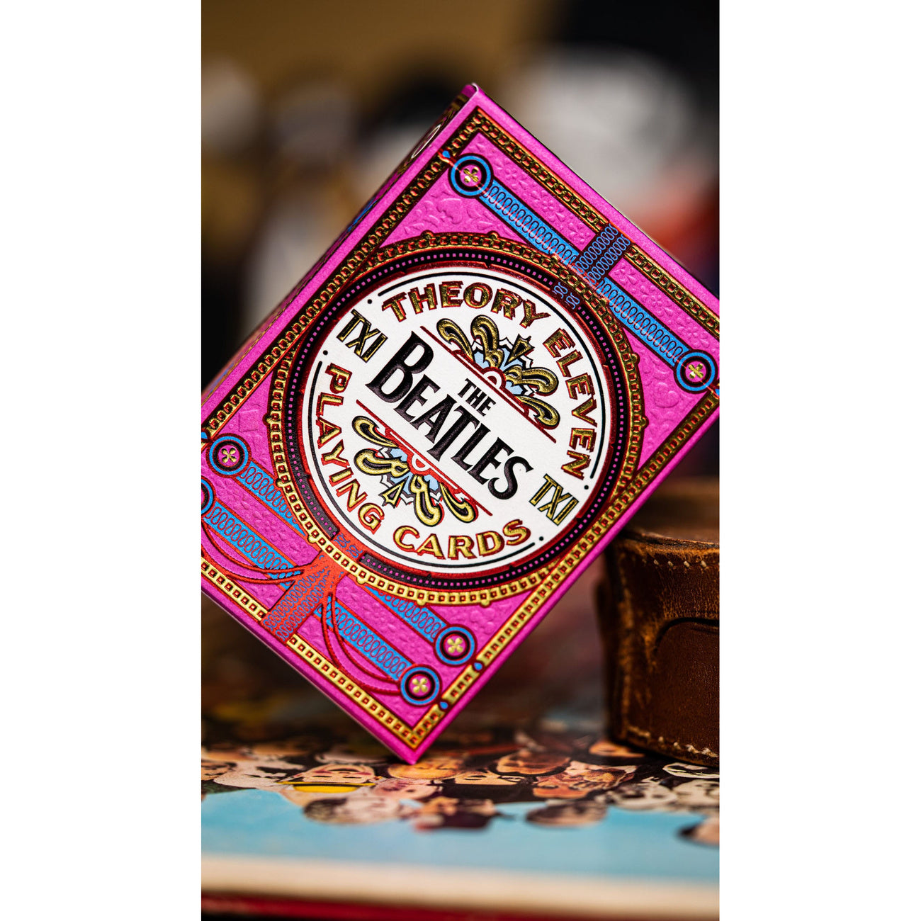 Produktbild The Beatles Spielkarten Pink Version