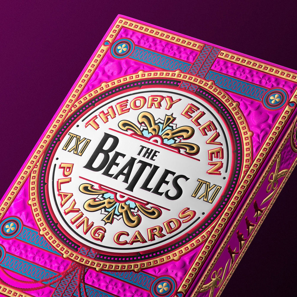 Produktbild The Beatles Spielkarten Pink Version