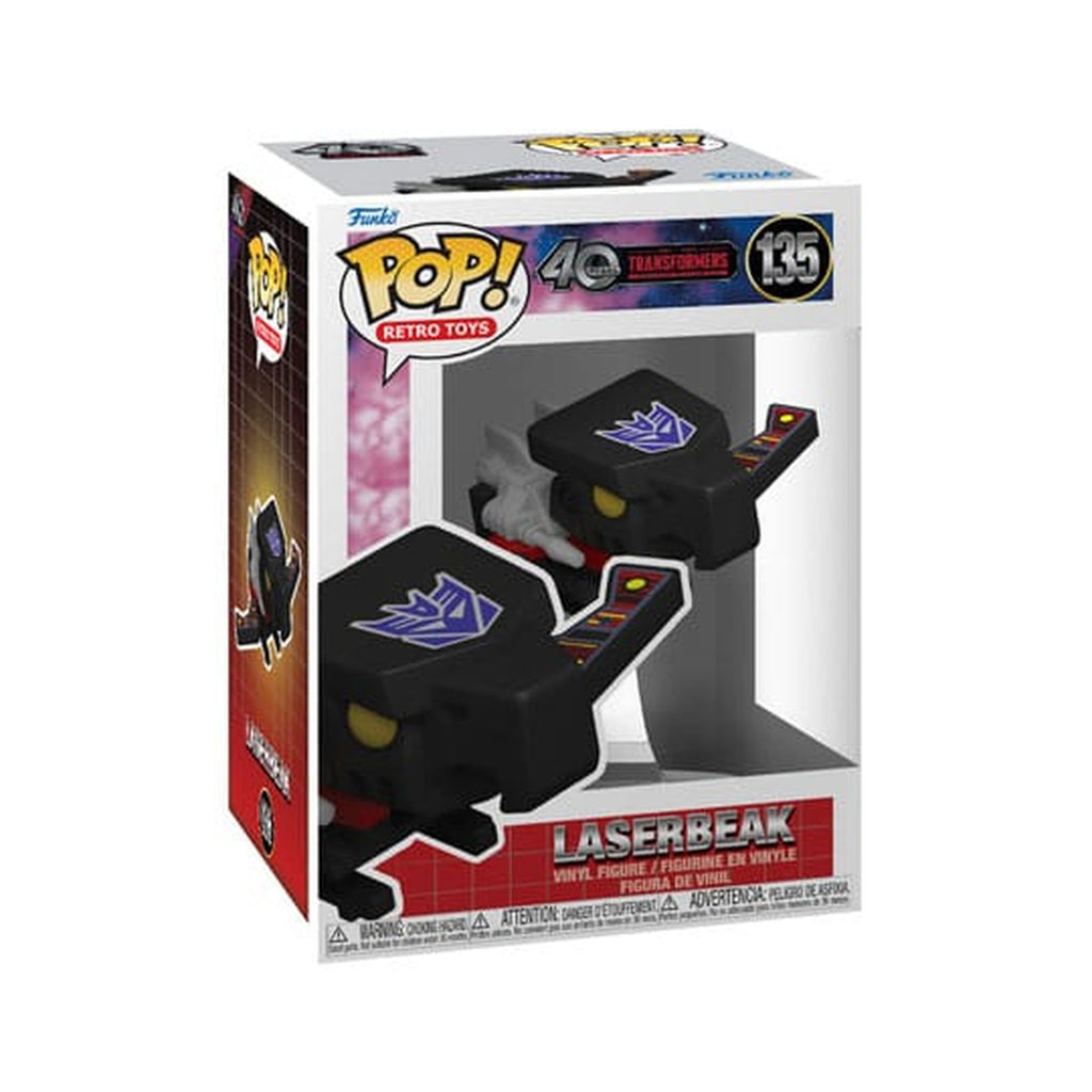 Produktbild Transformers Retro Series POP! TV Vinyl Figuren Laserbeak w/CH 9 cm Sortiment (6)