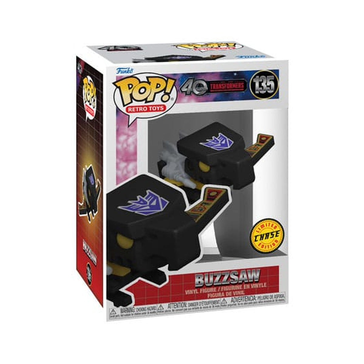 Produktbild Transformers Retro Series POP! TV Vinyl Figuren Laserbeak w/CH 9 cm Sortiment (6)