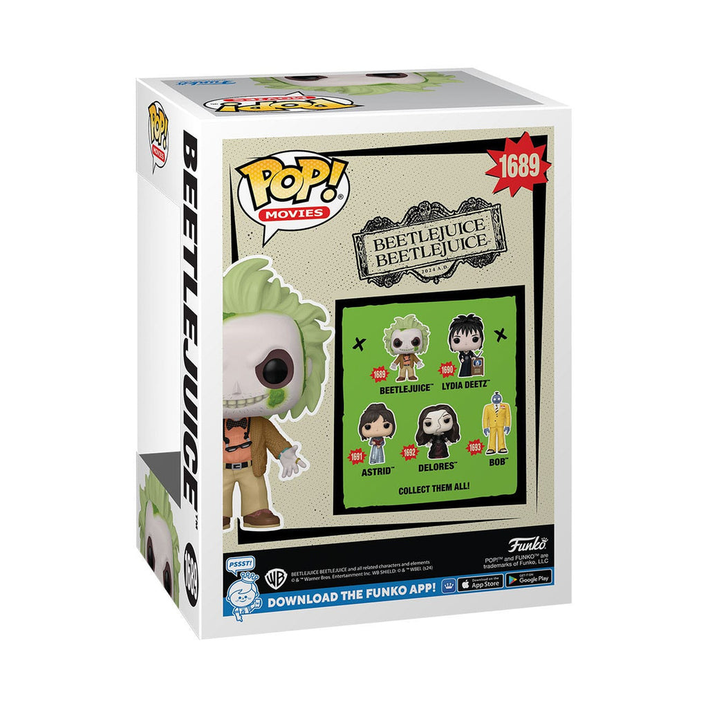 Produktbild Beetlejuice 2 POP! Movies Vinyl Figur Beetlejuice w/chase 9 cm Sortiment (6)