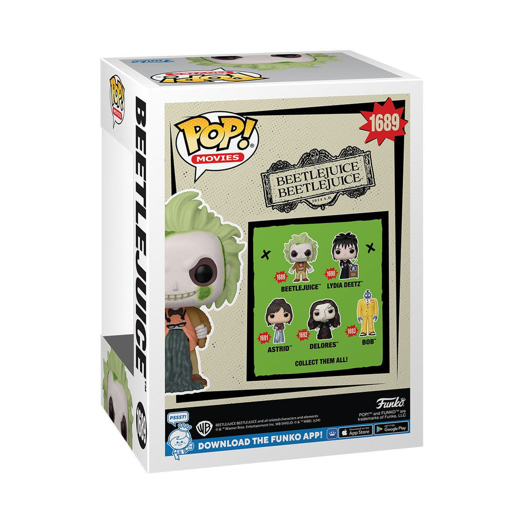 Produktbild Beetlejuice 2 POP! Movies Vinyl Figur Beetlejuice w/chase 9 cm Sortiment (6)