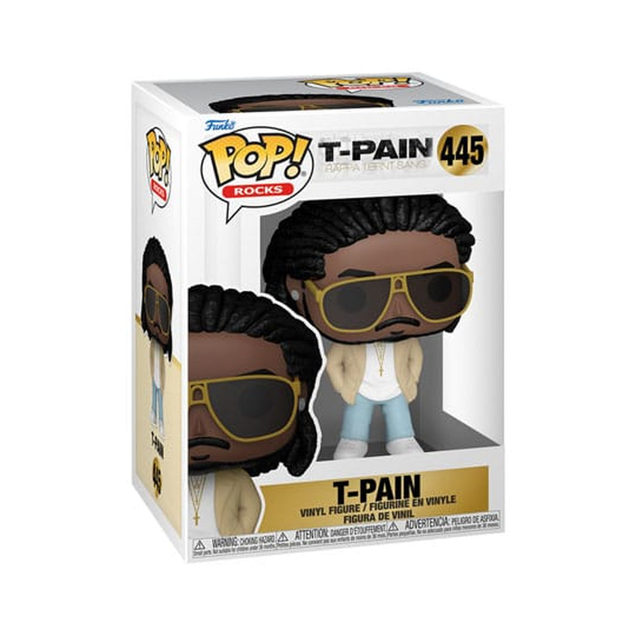 Produktbild T-Pain POP! Rocks Vinyl Figur T-Pain (Rappa Ternt Sanga) 9 cm