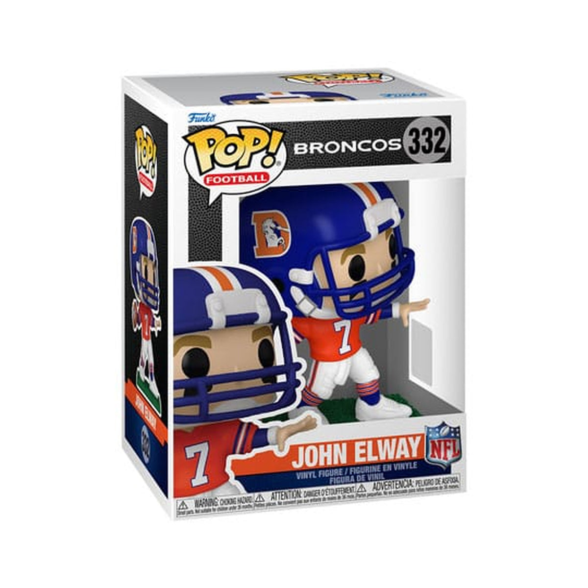 Produktbild NFL: Legends POP! Sports Vinyl Figur Legends- John Elway(Broncos) 9 cm