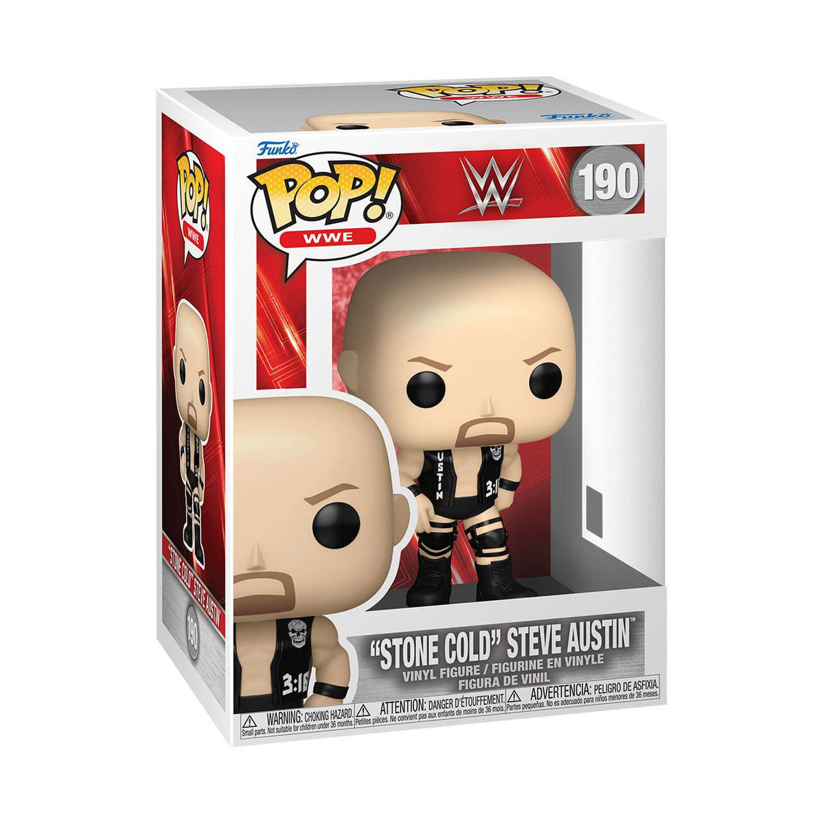 Produktbild WWE POP! Vinyl Figur "Stone Cold" Steve Austin 9 cm