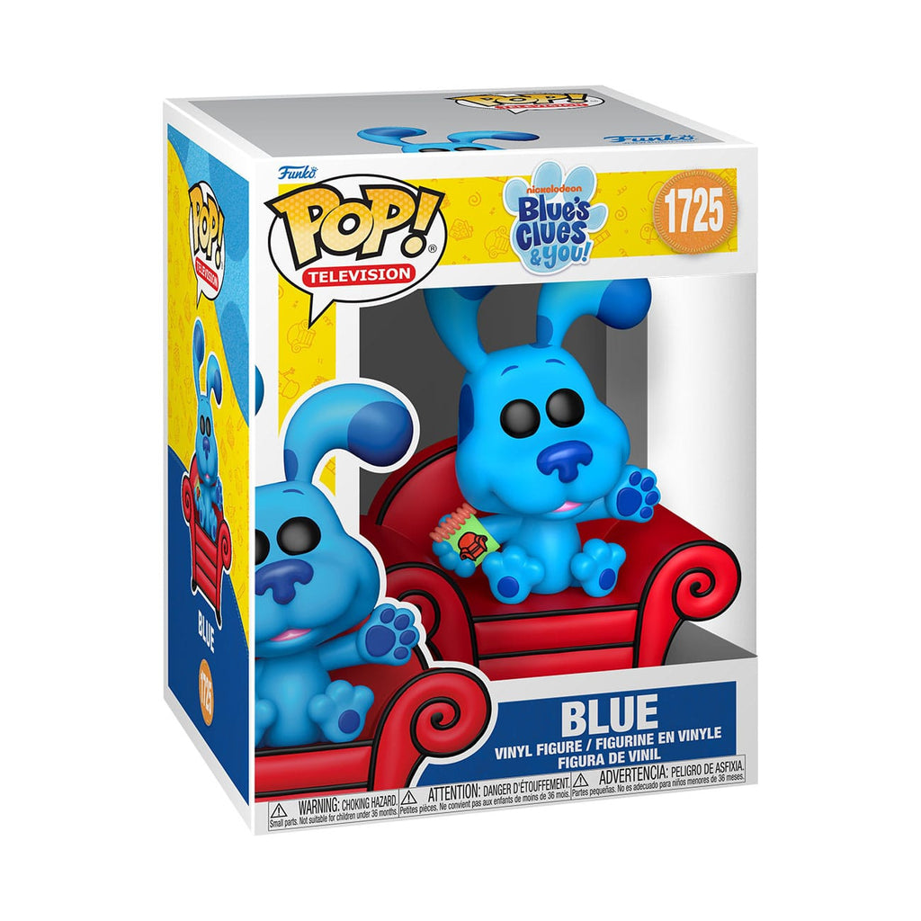 Produktbild Blues Clues POP! Premium Vinyl Figur Blue w/couch 9 cm