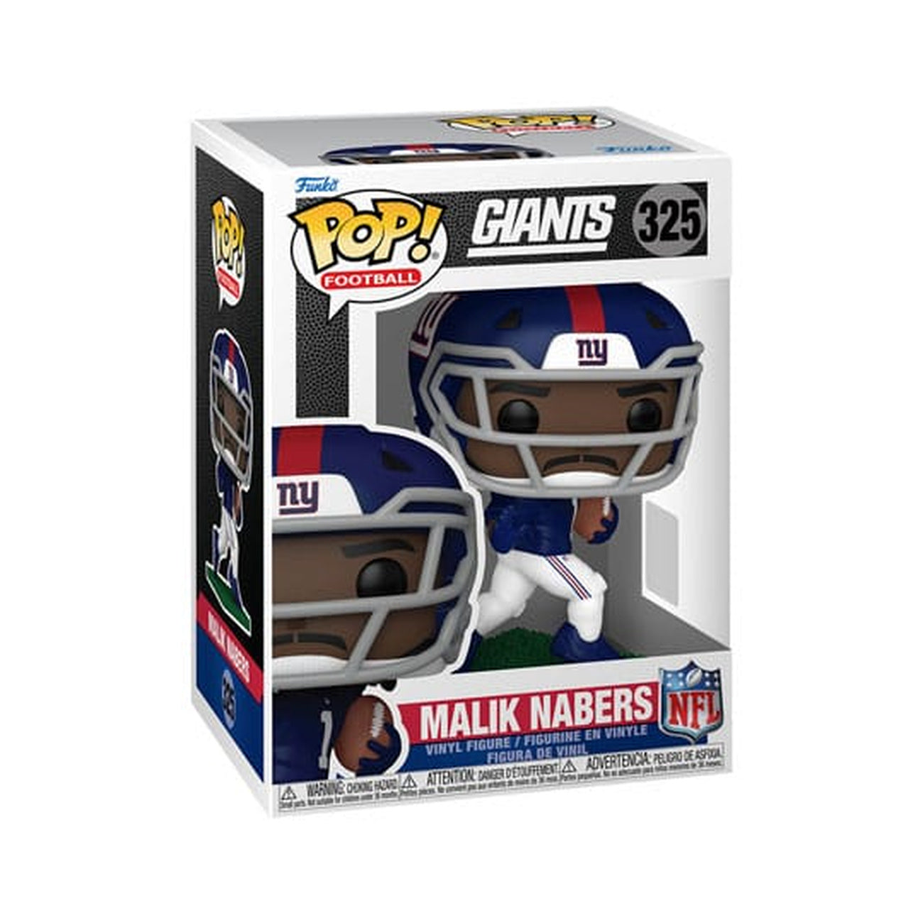 Produktbild NFL: Legends POP! Sports Vinyl Figur Giants- Malik Nabers 9 cm