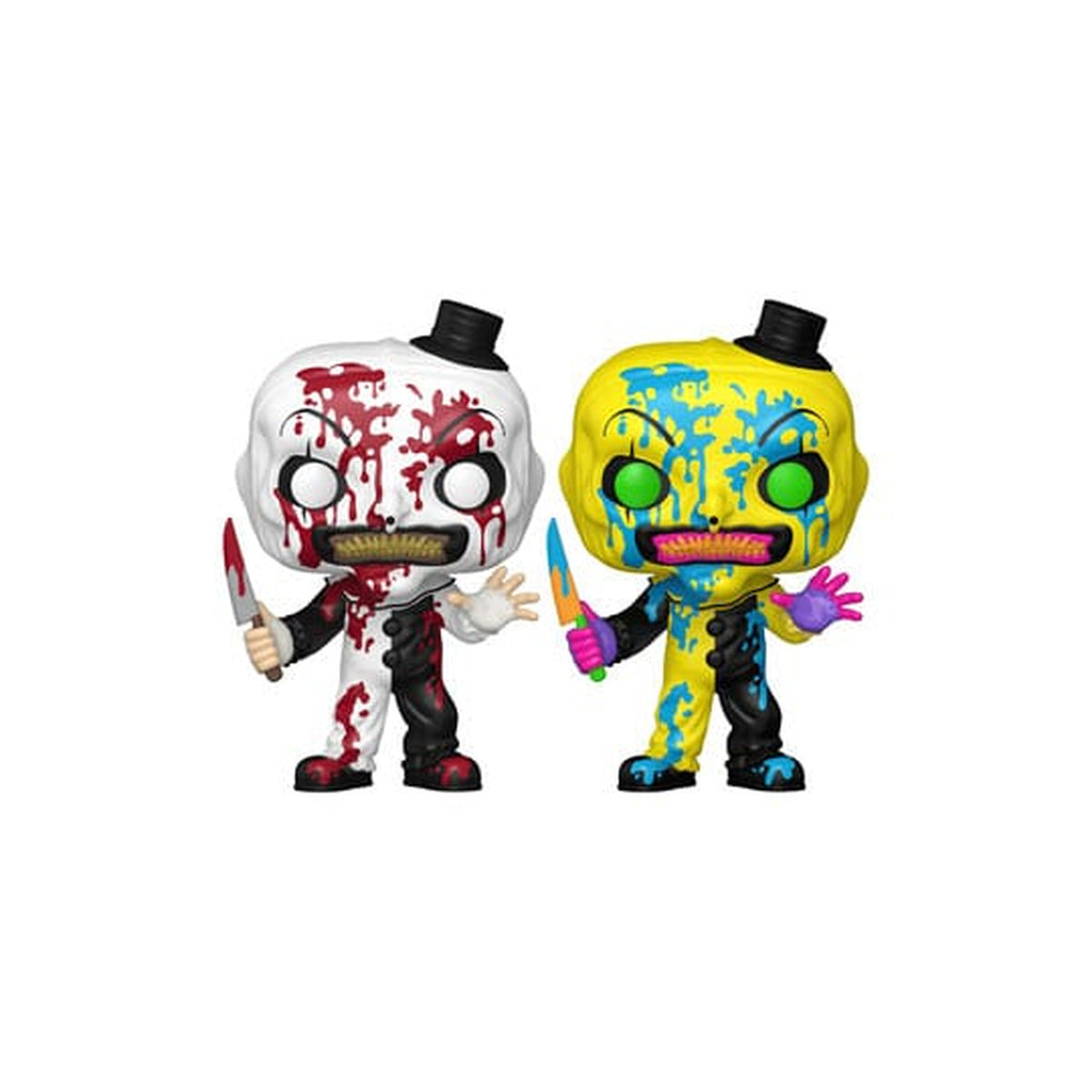 Produktbild Terrifier POP! Movies Vinyl Figur Art the Clown (BD) w/CH heo exclusive Sortiment (6) 9 cm