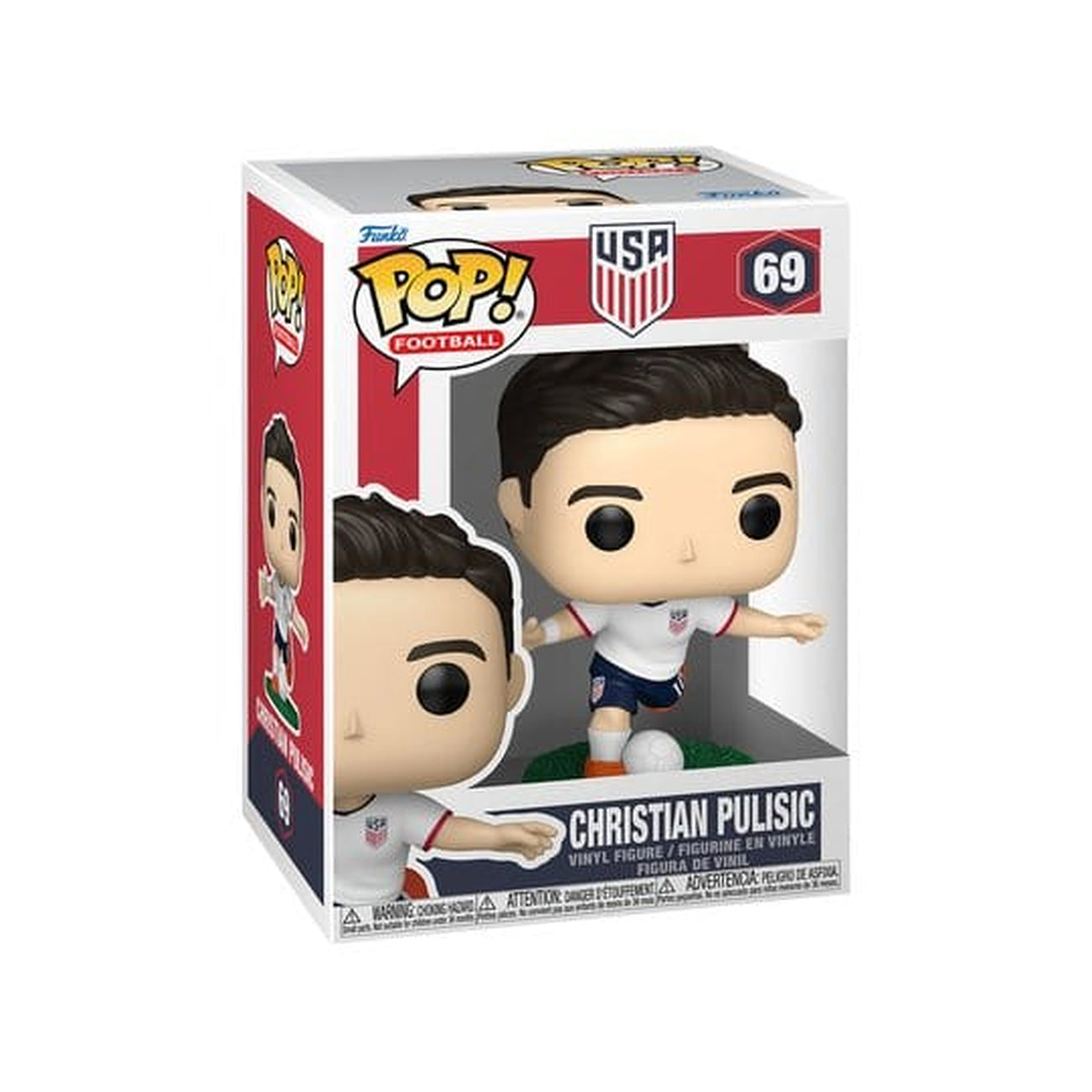 Produktbild EFL POP! Football Vinyl Figur USA - Christian Pulisic 9 cm
