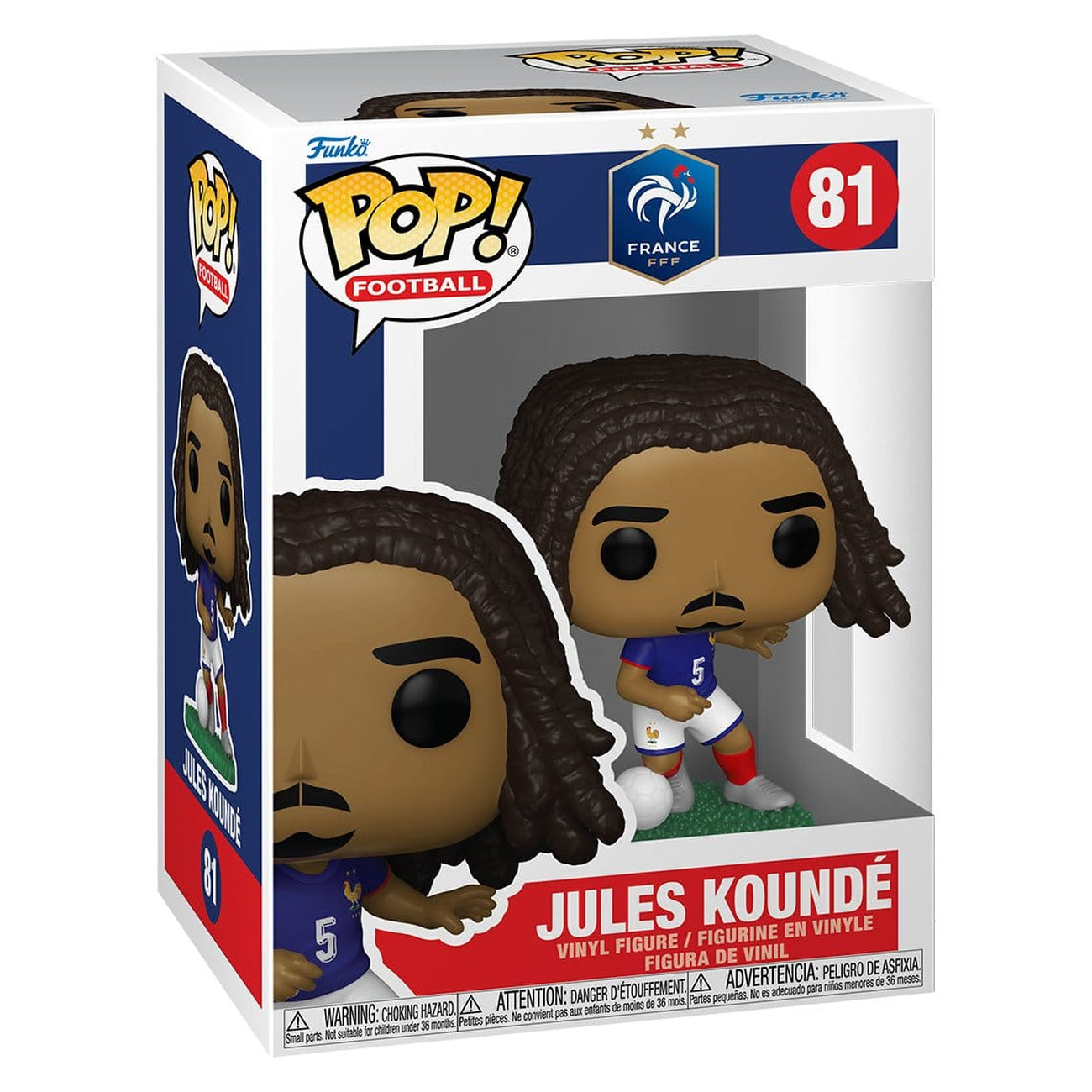 Produktbild EFL POP! Football Vinyl Figur France- Jules Kounde 9 cm