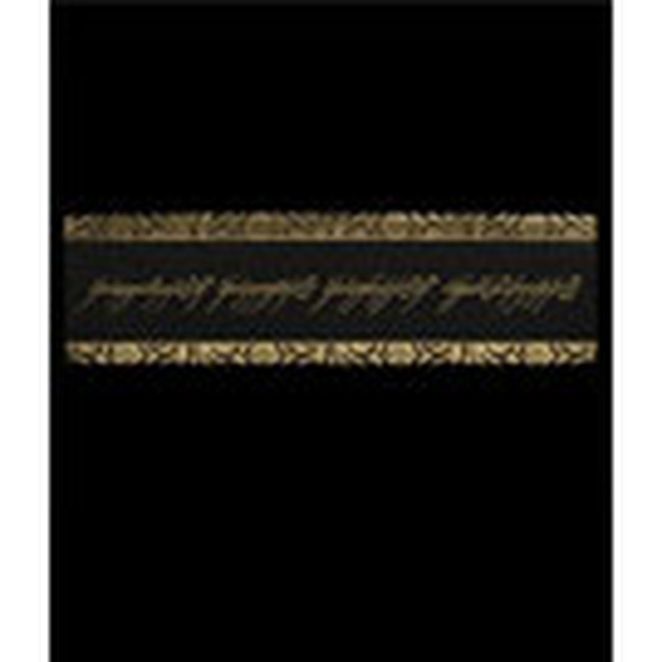 Product image The Lord of the Rings Leather Bookmark The One Ring Inscription