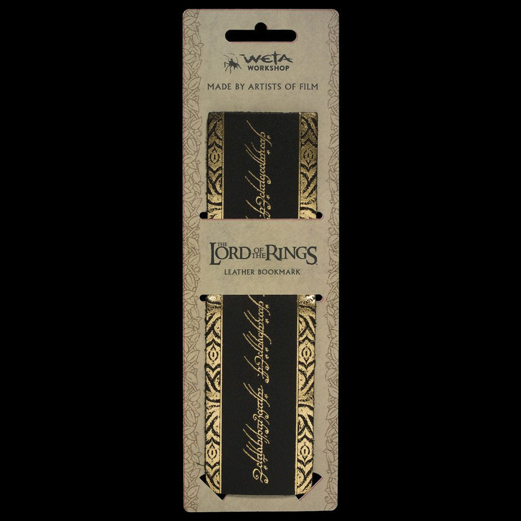 Product image The Lord of the Rings Leather Bookmark The One Ring Inscription