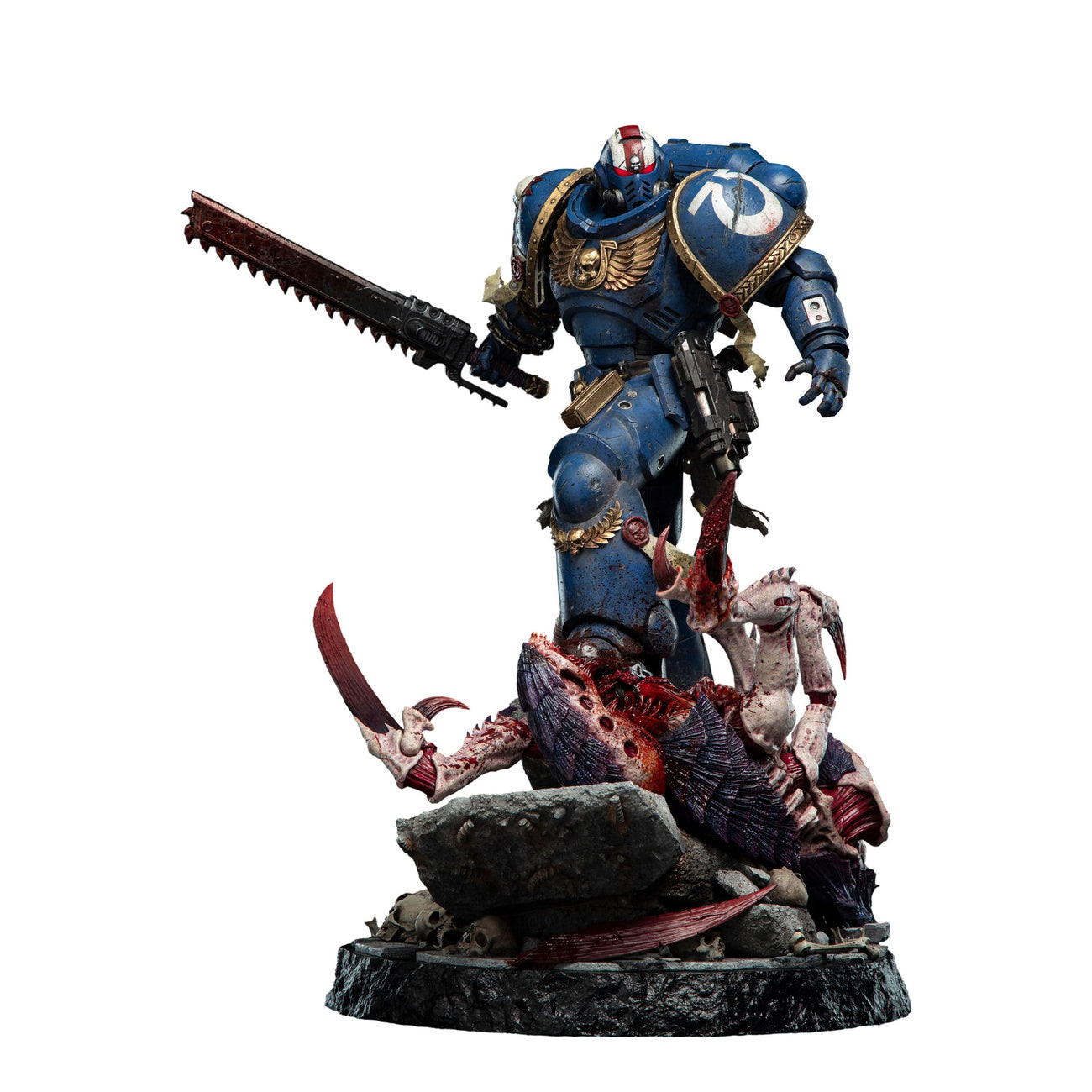 Produktbild Warhammer 40,000: Space Marine 2 Statue 1/6 Lieutenant Titus Battleline Edition 63 cm
