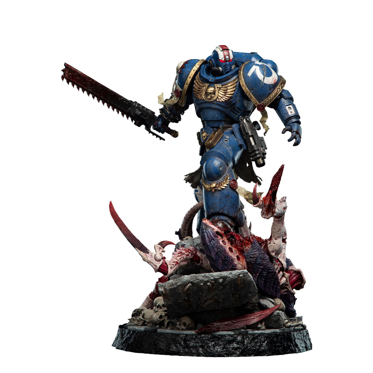 Produktbild Warhammer 40,000: Space Marine 2 Statue 1/6 Lieutenant Titus Battleline Edition 63 cm