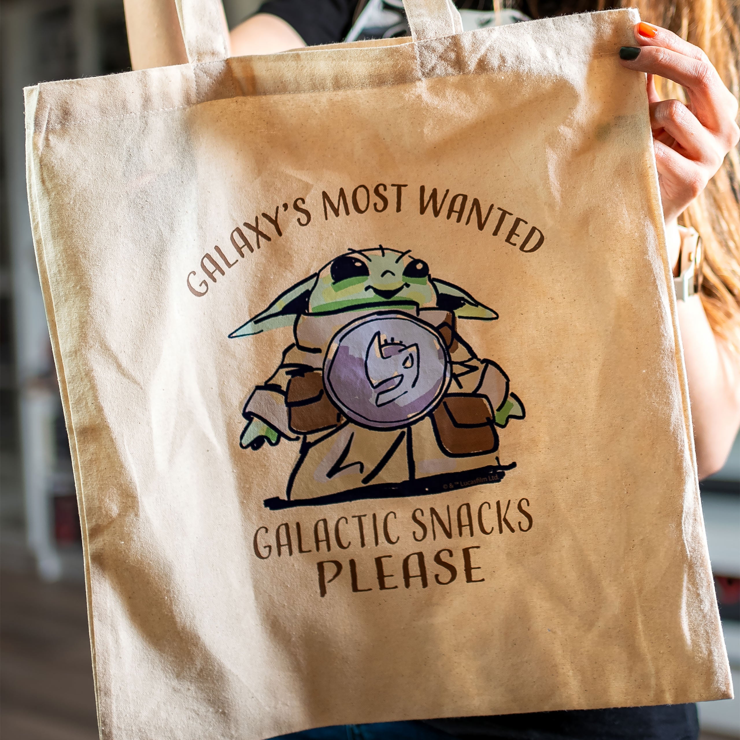 Produktbild Grogu Galactic Snacks Jutebeutel - Star Wars The Mandalorian and Grogu