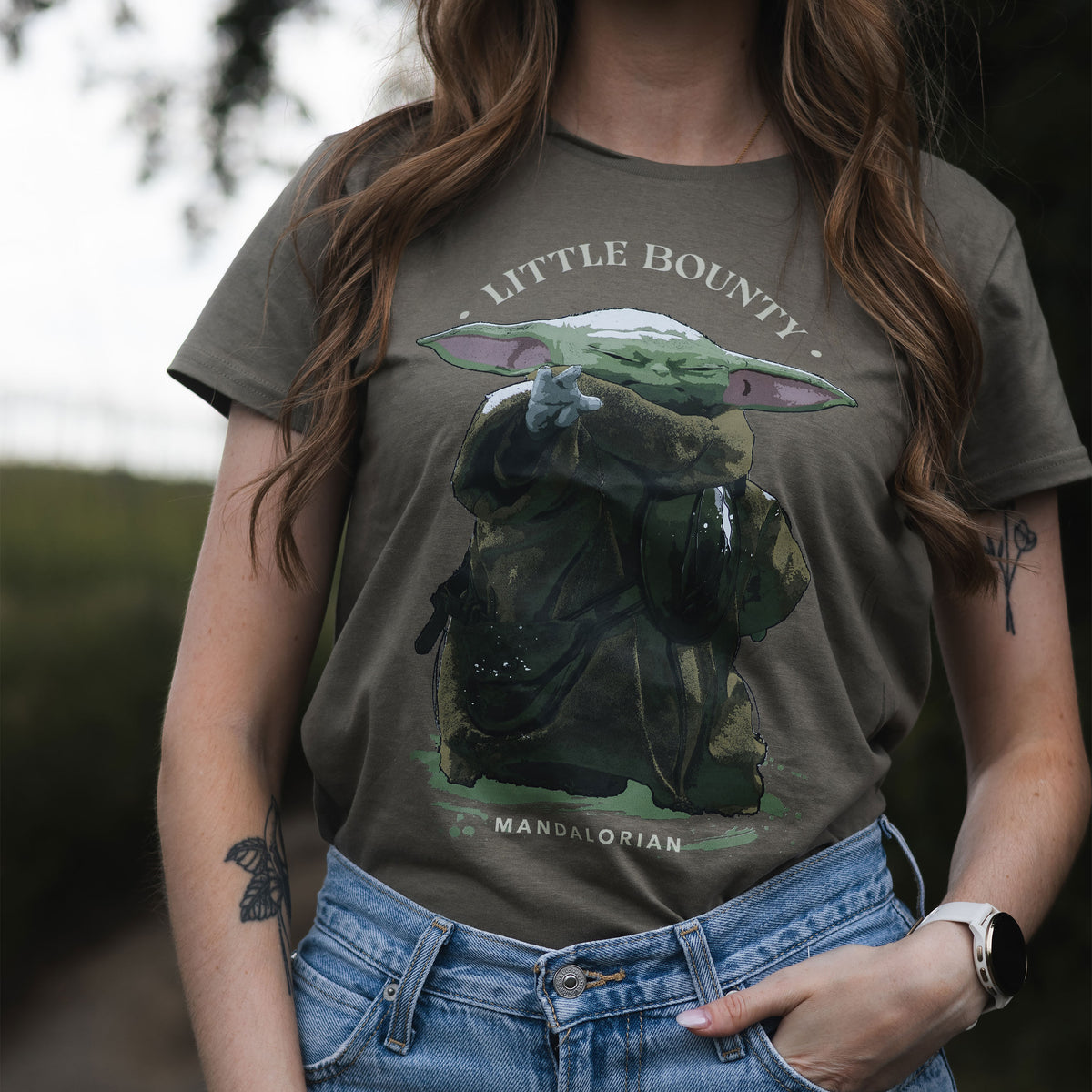 Produktbild Grogu Little Bounty T-Shirt Damen - Star Wars The Mandalorian