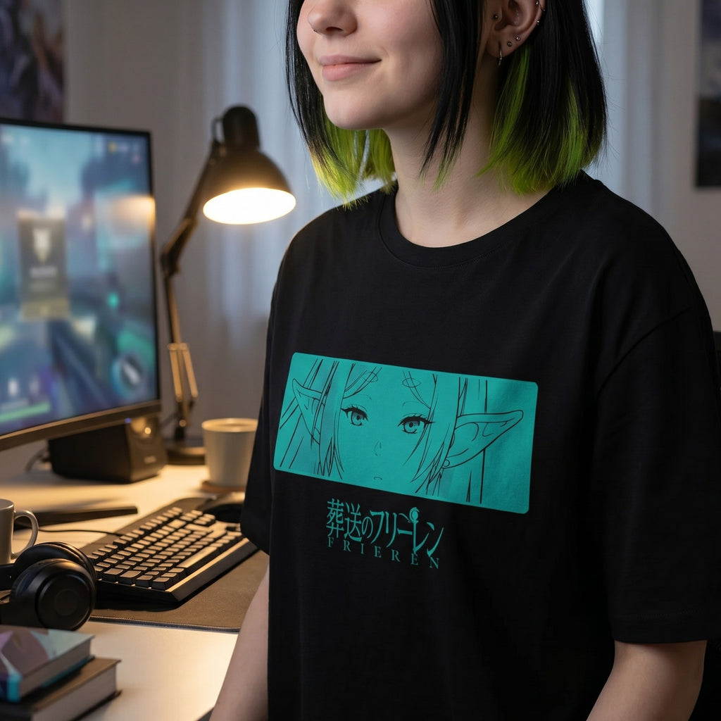 Produktbild Frieren - Character T-Shirt schwarz