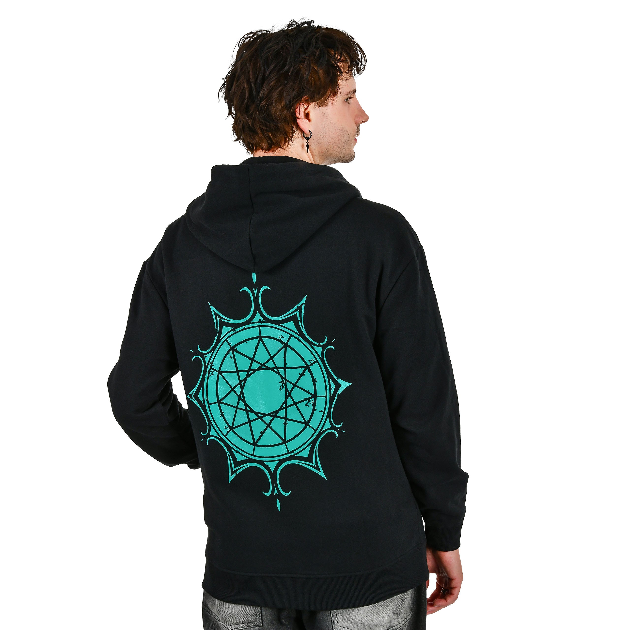 Produktbild Frieren - Symbol Kapuzenjacke schwarz