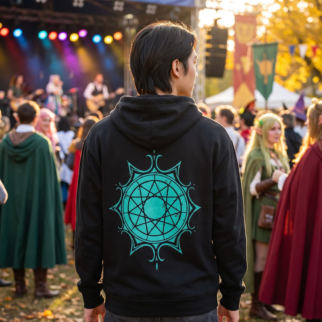 Produktbild Frieren - Symbol Kapuzenjacke schwarz