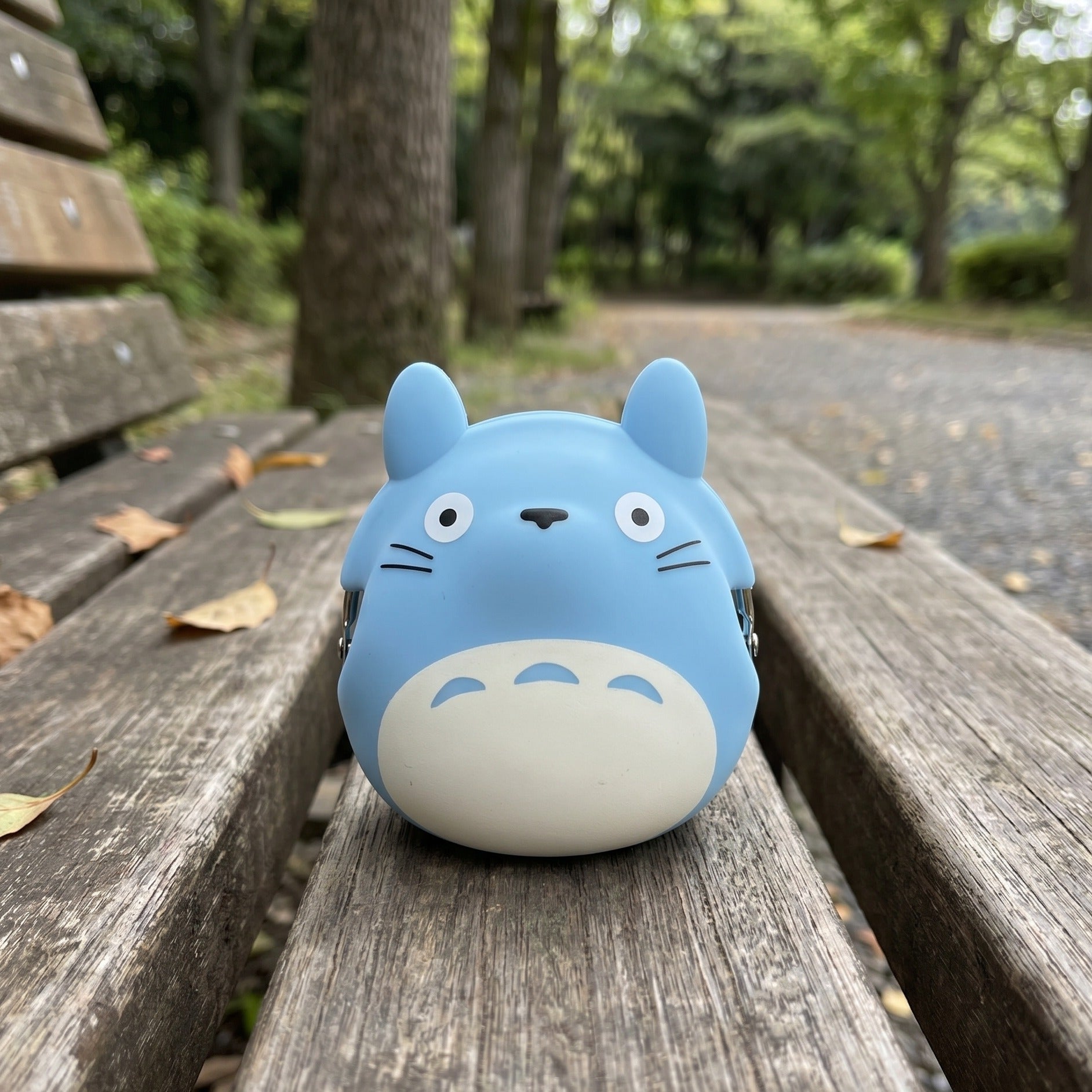 Produktbild Mein Nachbar Totoro Mini Geldbeutel Totoro blau 9 cm