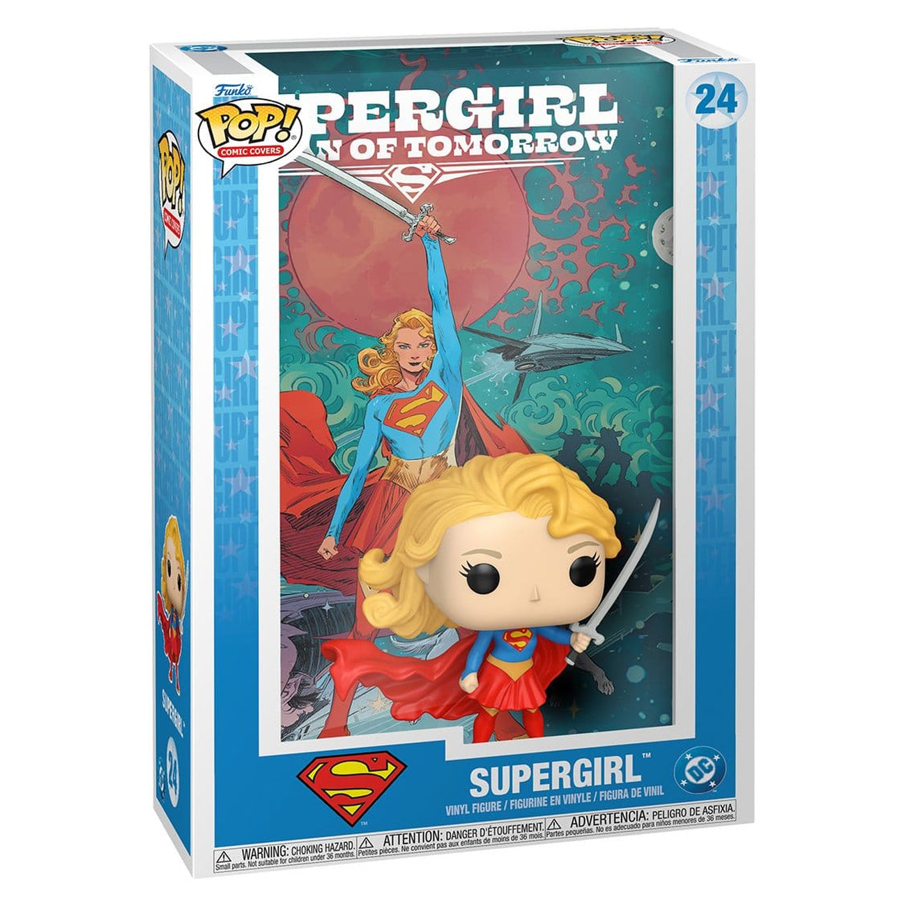 Produktbild DC Comics POP! Comic Cover Vinyl Figur Supergirl 9 cm