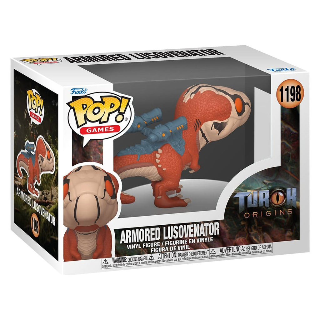 Produktbild Turok POP! Games Vinyl Figur Armored Lusovenator 9 cm
