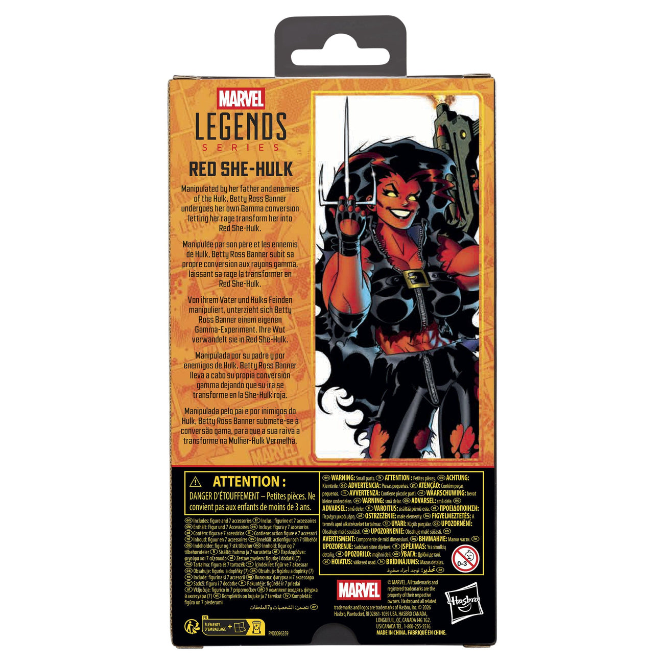Produktbild Hulk Marvel Legends Actionfigur Red She-Hulk 15 cm