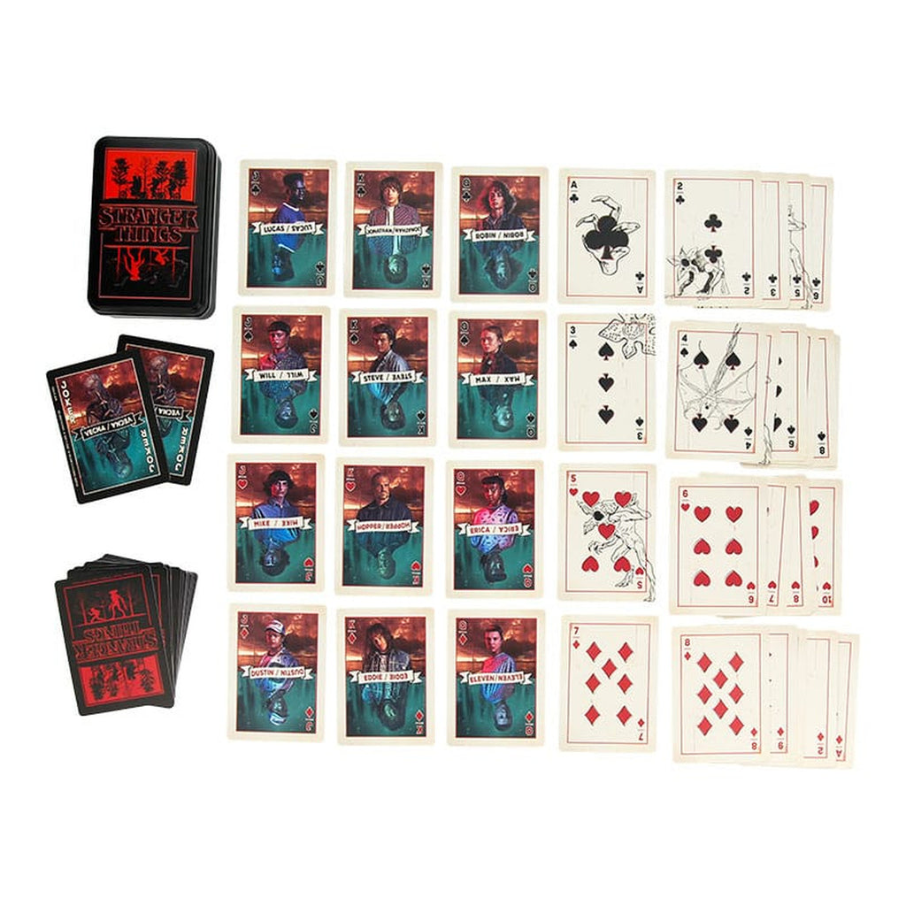Produktbild Stranger Thinngs 5 Spielkarten Metal