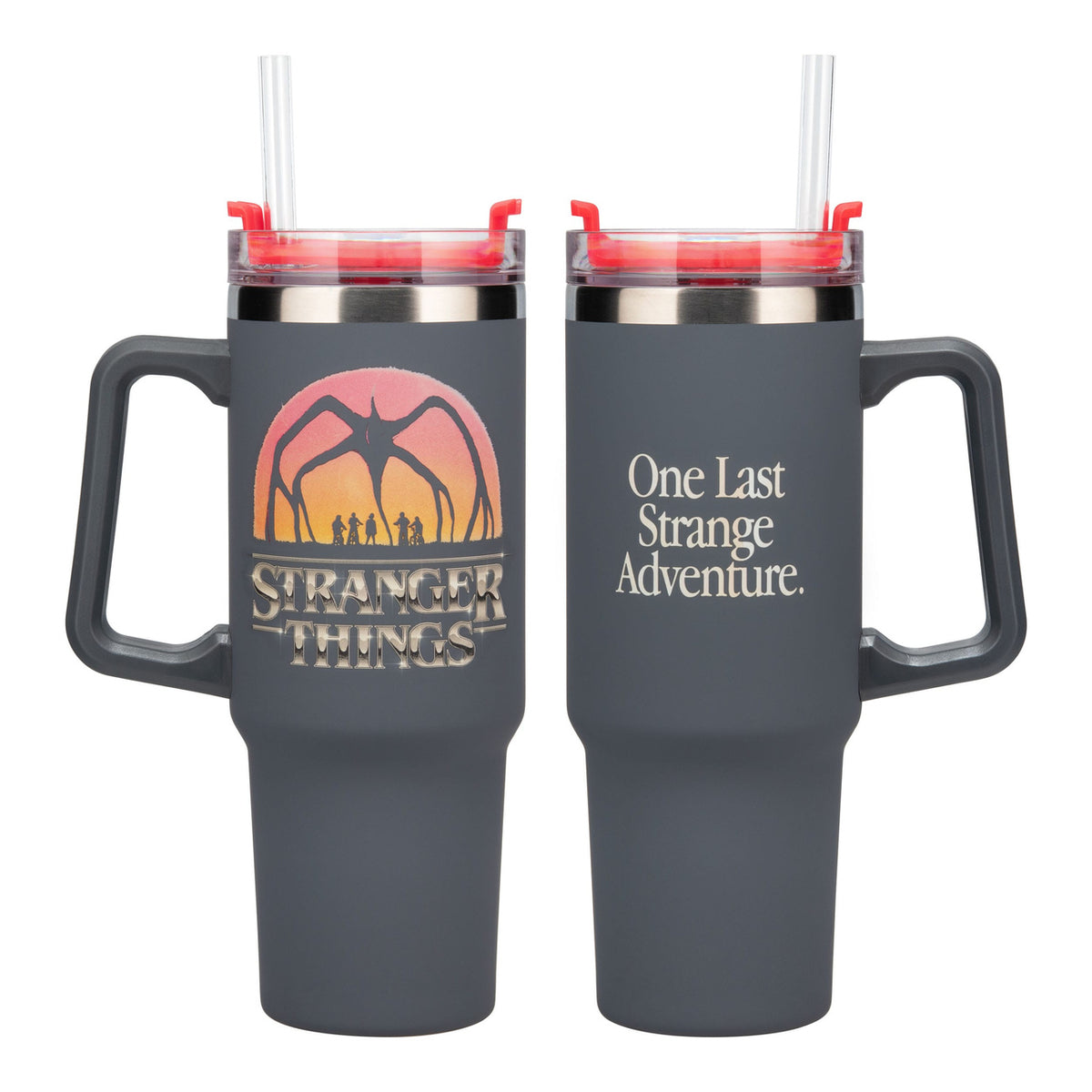 Produktbild Stranger Things 5 Trinkbecher mit Trinkhalm 900 ml