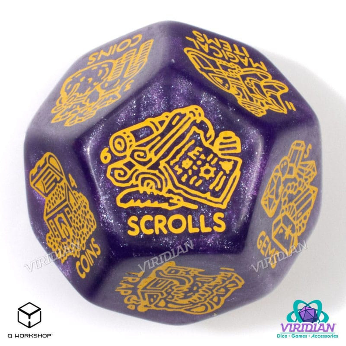 Produktbild Viridian Würfel Jumbo Würfel Treasure Generator Die D12