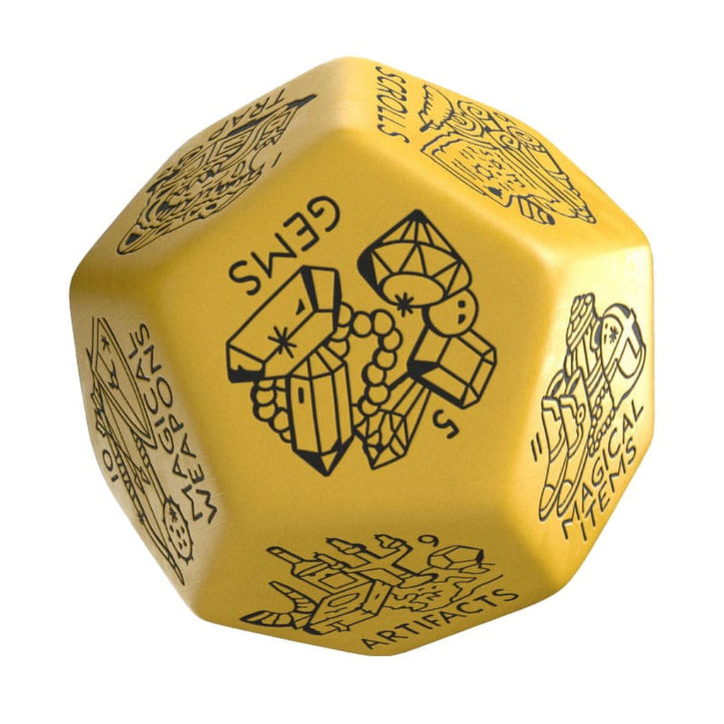 Produktbild Viridian Würfel Jumbo Würfel Treasure Generator Die D12 Gelb
