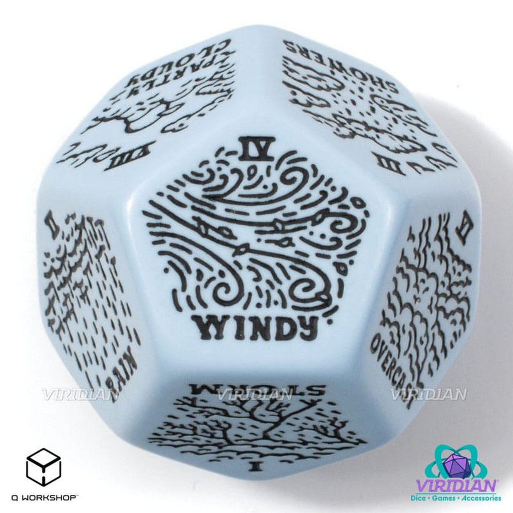 Produktbild Viridian Würfel Jumbo Würfel Weather Generator Die D12 Blau