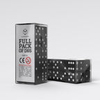 Produktbild Q Workshop Würfel Set Full Pack D6 Schwarz (20)