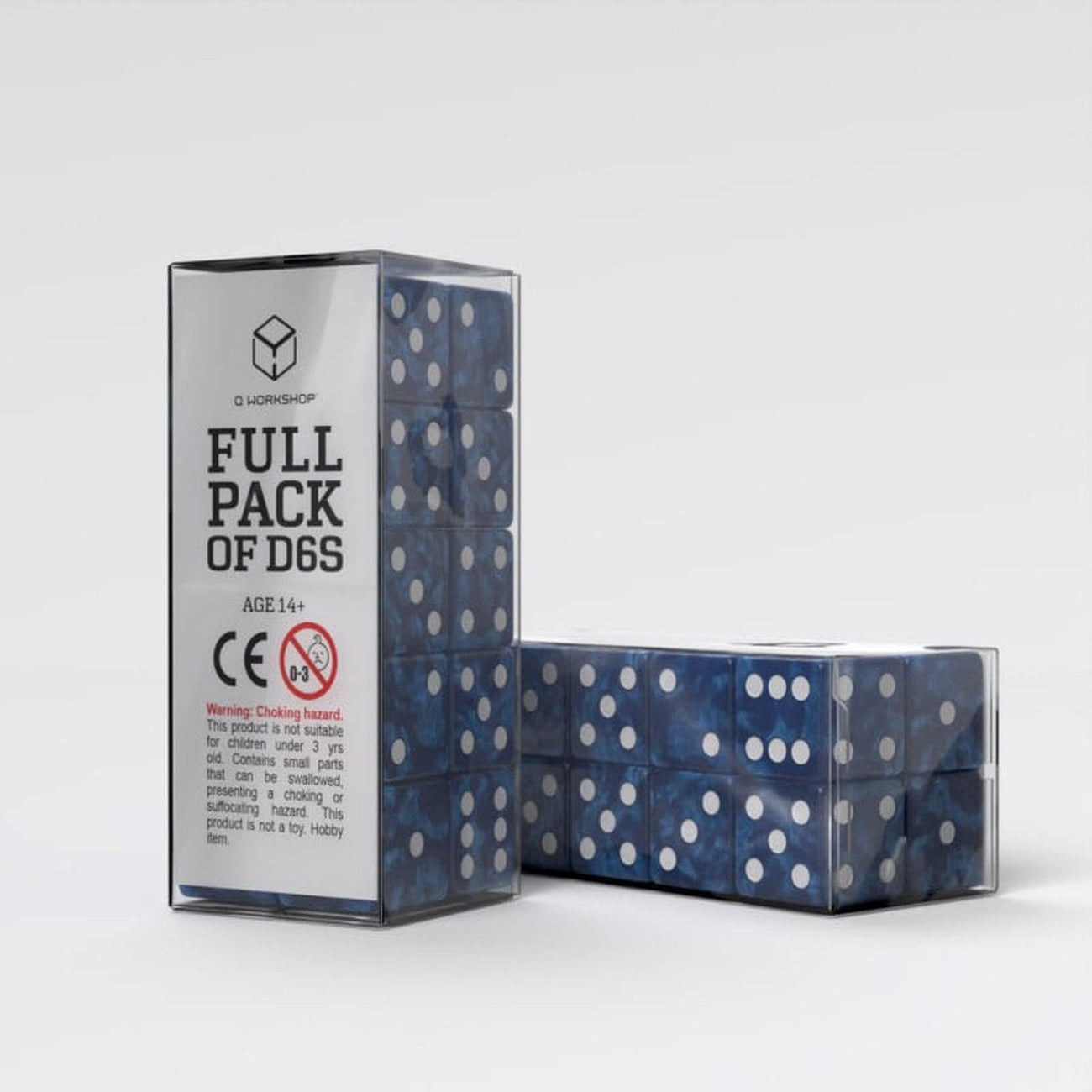 Product image Q Workshop Dice Set Full Pack D6 Cobalt (20)