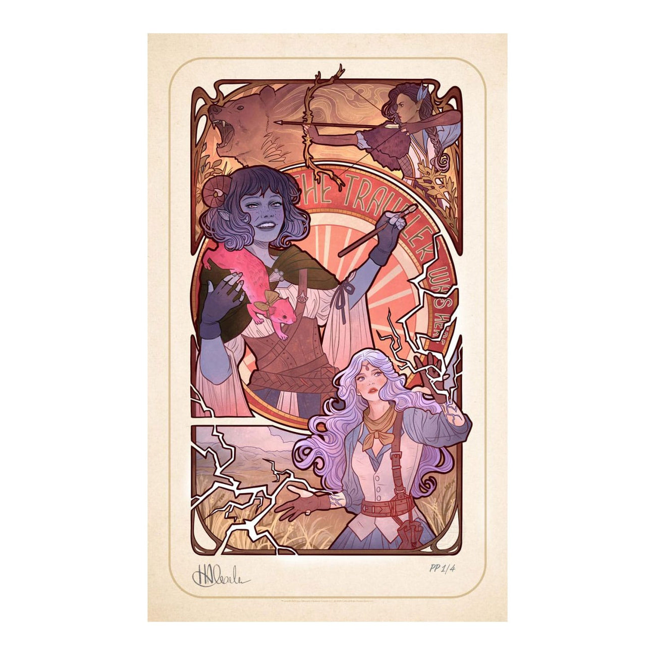 Produktbild Critical Role Kunstdruck Laura Bailey: 10th Anniversary Art