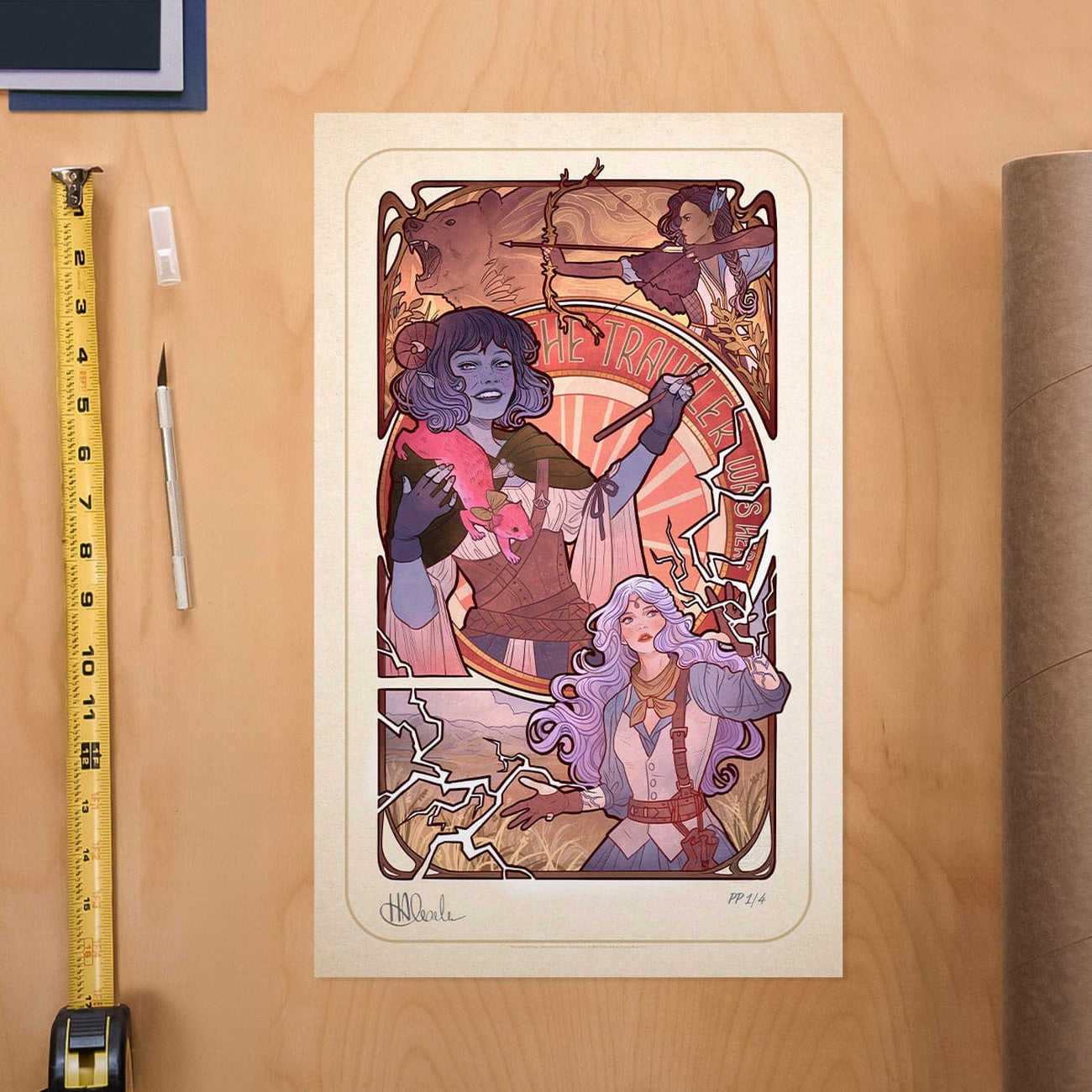 Produktbild Critical Role Kunstdruck Laura Bailey: 10th Anniversary Art