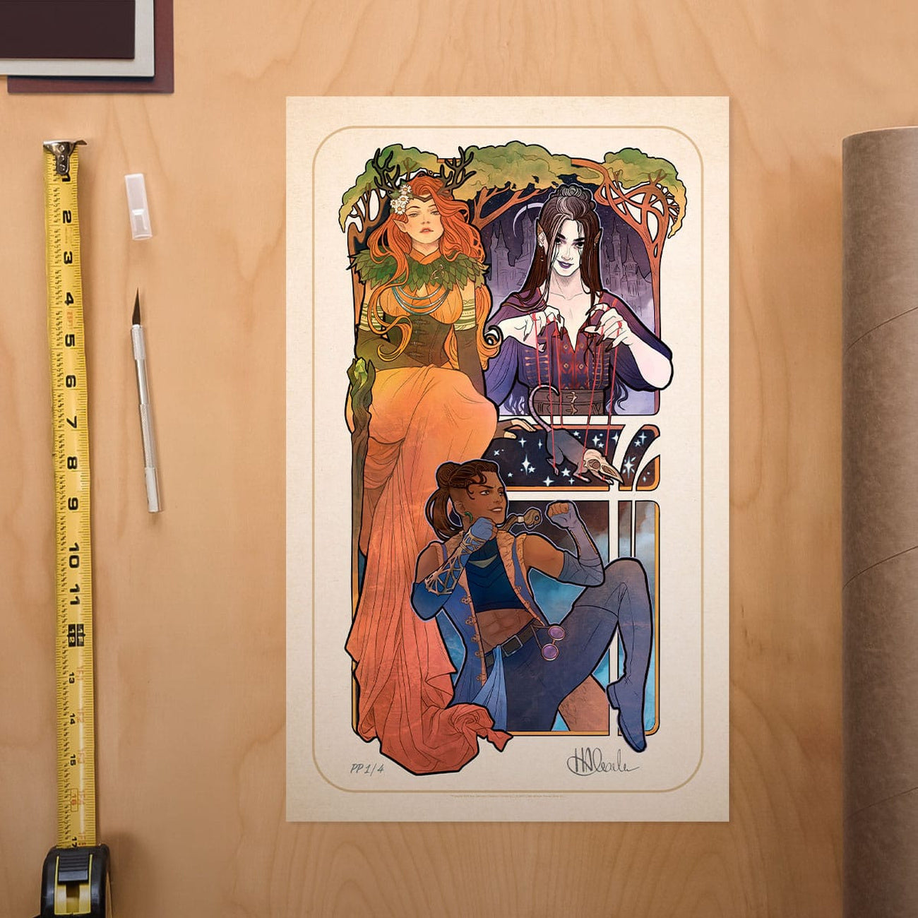 Produktbild Critical Role Kunstdruck Marisha Ray: 10th Anniversary Art