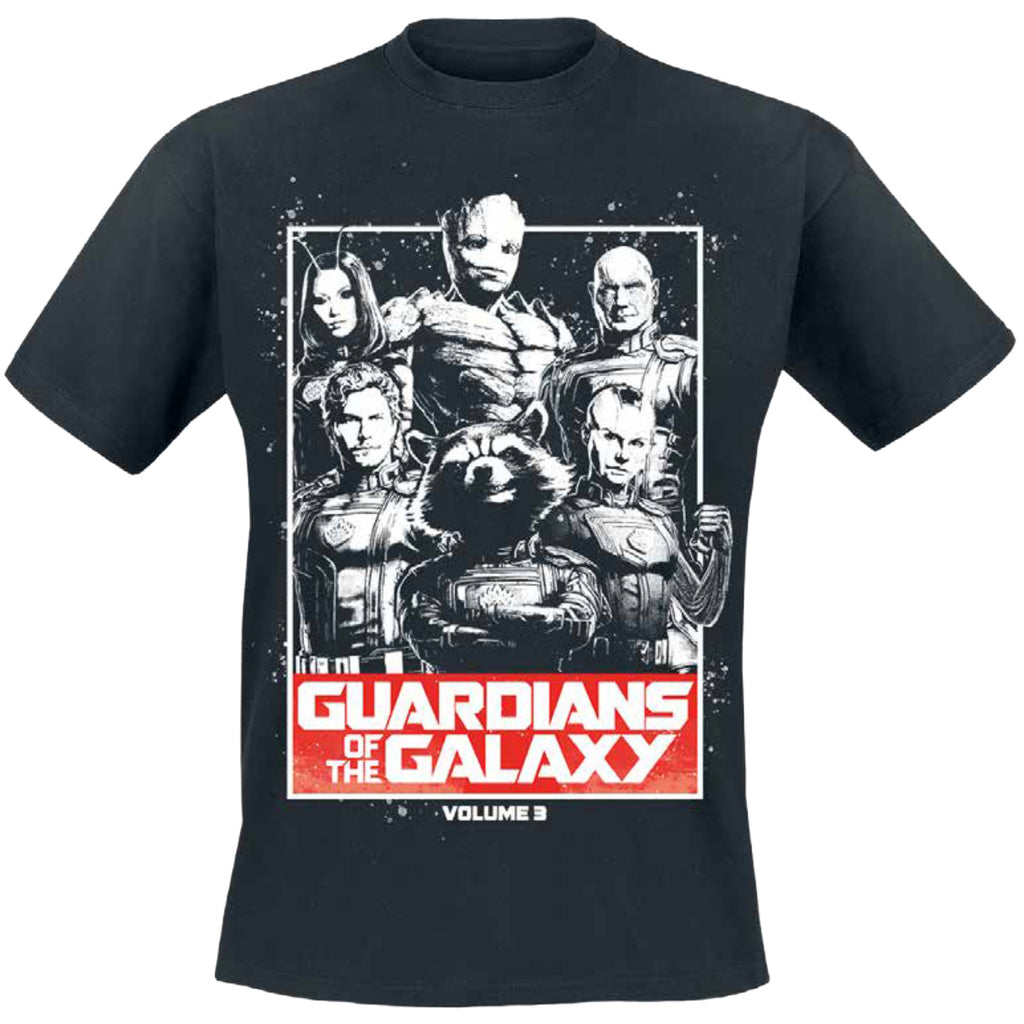 Produktbild Guardians Vol. 3 T-Shirt schwarz - Guardians of the Galaxy