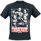 Produktbild Guardians Vol. 3 T-Shirt schwarz - Guardians of the Galaxy
